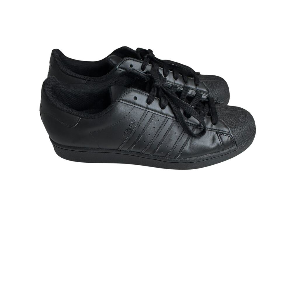 Adidas Superstar All Black Sneakers Athletic Tennis Shoes EG4957 Mens 10.5